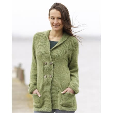 Autumn Forest Jacket by DROPS Design - Jacka Stick-opskrift strl. S - XXXL