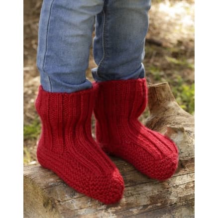 Tomato Jam by DROPS Design - Tofflor Stick-mönster strl. 20/21 - 35/37