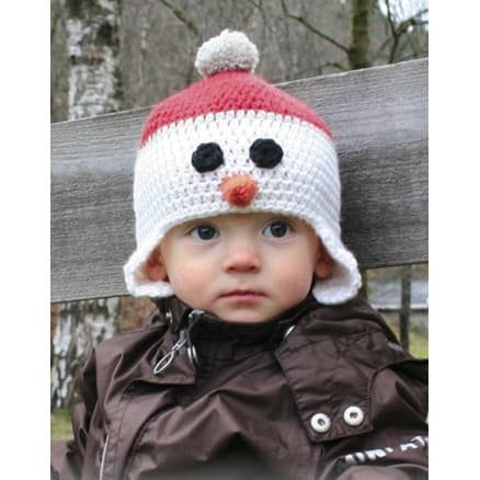 Carrot Nose by DROPS Design - Mössa Virk-mönster strl. 6/9 mån - 9/10 år