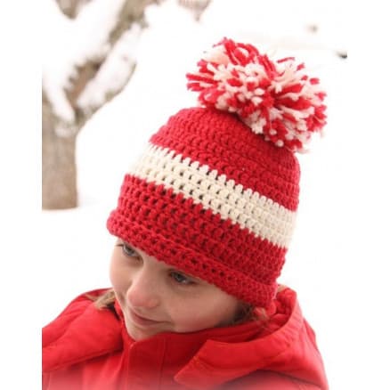 Denmark by DROPS Design - Mössa Virk-mönster strl. 3/5 år - Vuxen