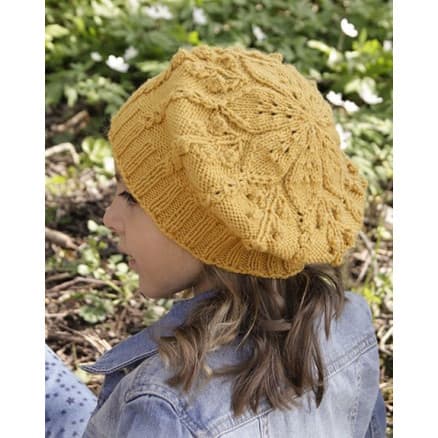 Little Sunshine by DROPS Design - Mössa Stick-mönster strl. 2/3 - 4/6 år