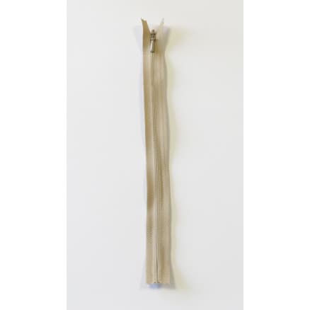 YKK Osynlig Dragkedja/Blixtlås Fast Beige 4mm - 20 cm
