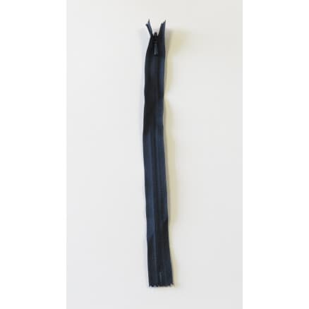 YKK Osynlig Dragkedja/Blixtlås Fast Marinblå 4mm - 23cm