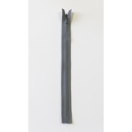 YKK Osynlig Dragkedja/Blixtlås Fast Grå 4mm - 45cm