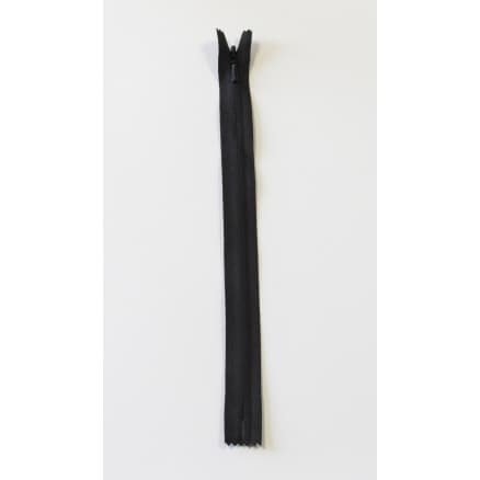 YKK Osynlig Dragkedja/Blixtlås Fast Svart 4mm - 60cm