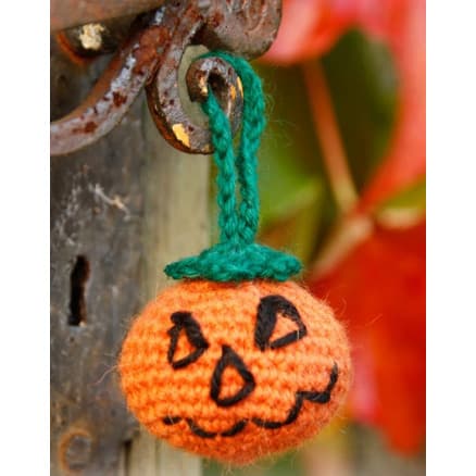 Jack by DROPS Design - Halloween Pumpa Virkmönster 5cm
