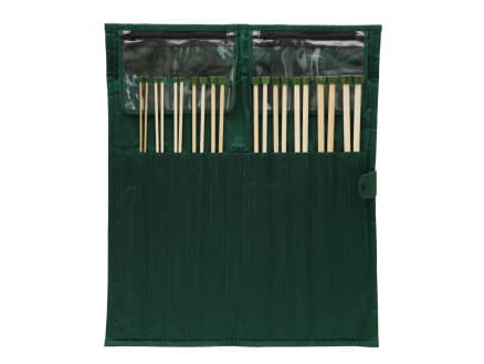 KnitPro Bambu Jumperstickorset Bambu 25 cm 3-10 mm 10 storlekar