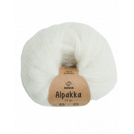 Navia Alpakka Garn 801 Vit