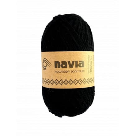 Navia Sokkegarn 506 Svart