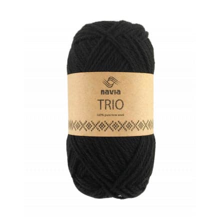 Navia Trio Garn 37 Svart