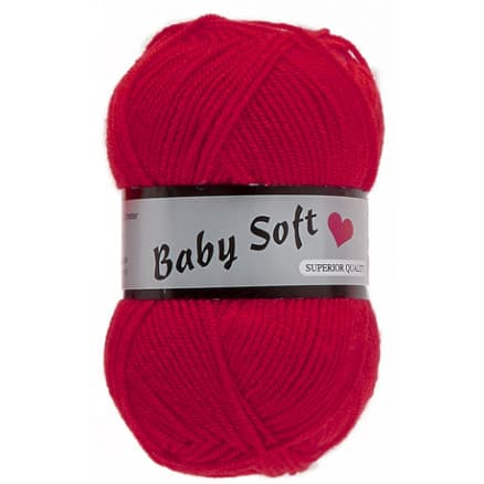 Lammy Baby Soft Garn 043 Röd