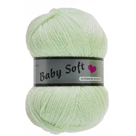 Lammy Baby Soft Garn 037 Pastellgrön