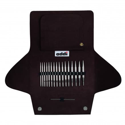 Addi Click Lace Korta Ändstickor Rundstickeset 40-100cm 3,5-8mm - 8 storlekar