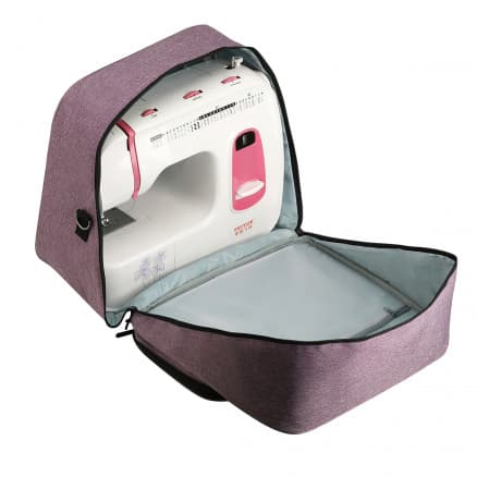 Infinity Hearts symaskinväska liten Lila 38x29x36cm 2. Sortering