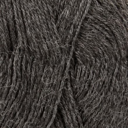 Drops Alpaca Garn Mix 506 Mörkgrå