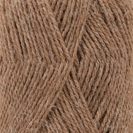 Drops Alpaca Garn Mix 607 Ljusbrun melerad