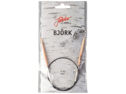Järbo Björk Rundstickor Björk 40cm 4,00mm / 15.7in US6