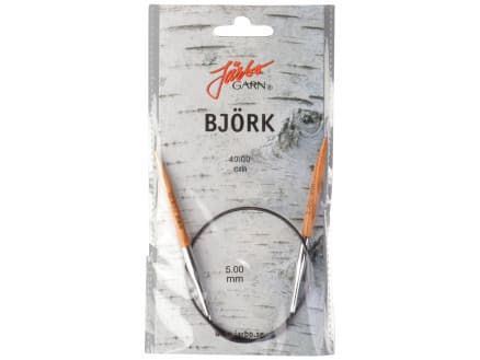 Järbo Björk Rundstickor Björk 40cm 5,00mm / 15.7in US8