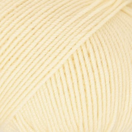 Drops Baby Merino Garn Unicolor 03 Ljus gul