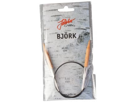 Järbo Björk Rundstickor Björk 40cm 6,50mm / 15.7in US10Â½