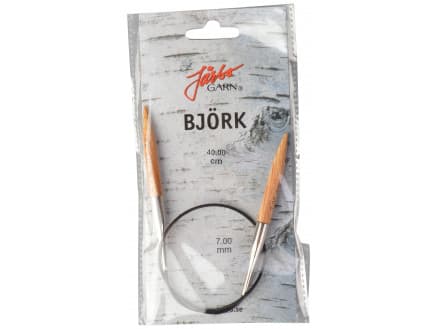 Järbo Björk Rundstickor Björk 40cm 7,00mm / 15.7in US10Â¾