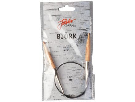 Järbo Björk Rundstickor Björk 40cm 8,00mm / 15.7in US11