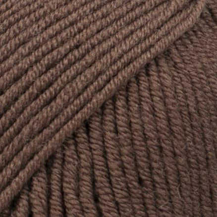 Drops Merino Extra Fine Garn Unicolor 49 Choklad