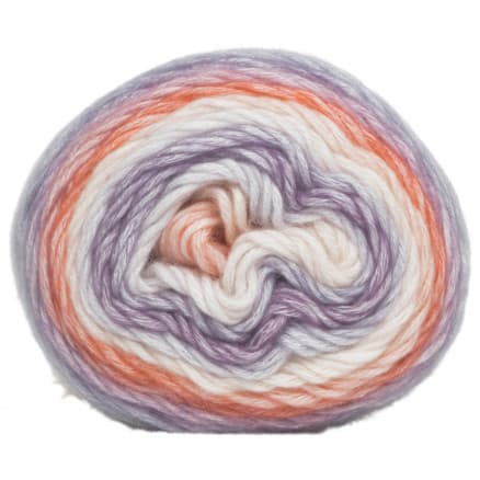 Infinity Hearts Anemone Garn 09 Lila/Röd/Creme