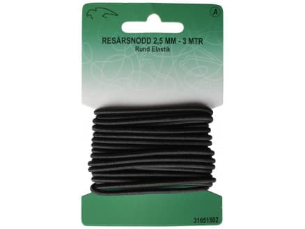 Resår / Resårband Svart 2,5mm 3 m
