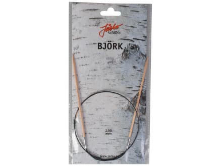 J�rbo Bj�rk Rundstickor Bj�rk 60cm 2,50mm / 23.6in US1½