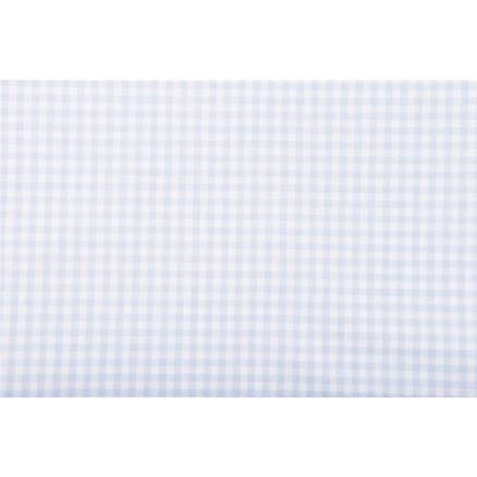 Köksrutor 4x4mm Bomullstyg 601 Ljusblå 140cm - 50cm