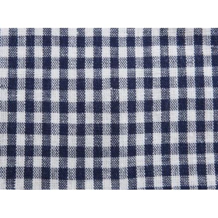 Köksrutor 4x4mm Bomullstyg 614 Navy 140cm - 50cm