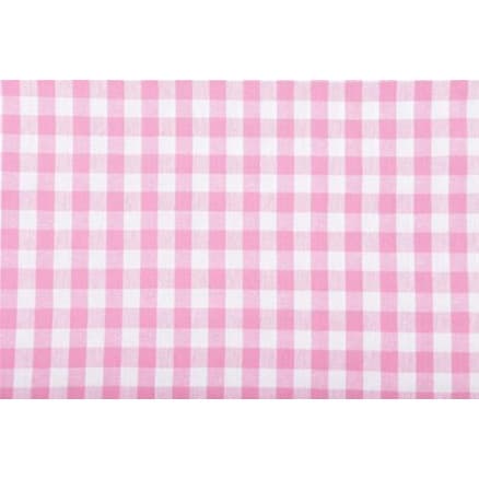 Köksrutor 10x10mm Bomullstyg 523 Rosa 140cm - 50cm