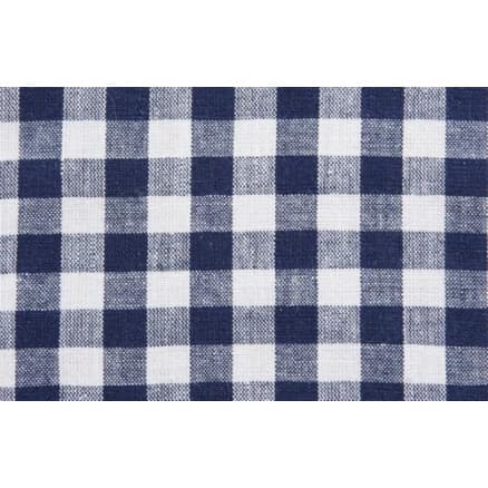 Köksrutor 10x10mm Bomullstyg 614 Navy 140cm - 50cm