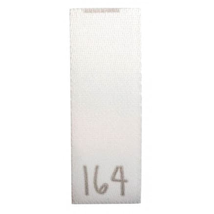 Storleksmärke 164 Vit -1 st