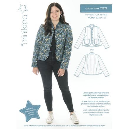 MiniKrea Quiltad Jacka Str. 34-50