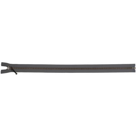 YKK Delbar Dragkedja/Blixtlås Antik Mässing Varm Grå 6mm - 45cm