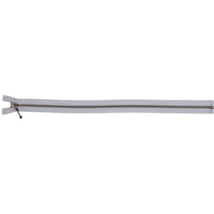 YKK Delbar Dragkedja/Blixtlås Antik Mässing Ljusgrå 6mm - 45cm