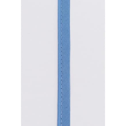 Passpoalband i Metermått Polyester/Bomull 303 Mellanblå 8mm - 50cm