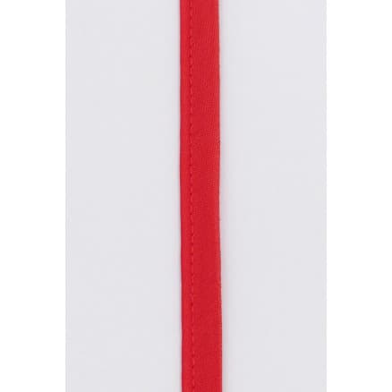 Passpoalband i Metermått Polyester/Bomull 003 Röd 8mm - 50cm