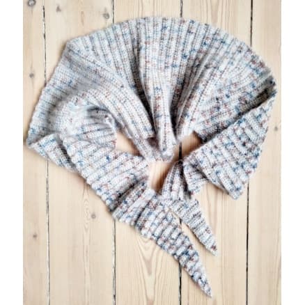 Soft Pennant Halsduk av Rito Krea - Halsduk virkmönster 187x31cm