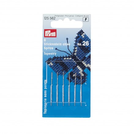 Prym Stramaljnålar Trubbiga Stål Silver 0,60x34mm Stl. 26 - 6 st