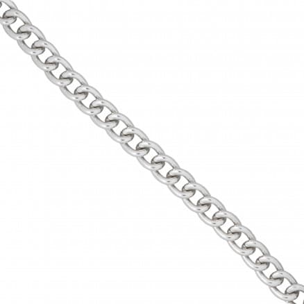 Infinity Hearts kedja aluminium silver 13x11mm - 50cm