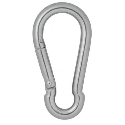 Infinity Hearts Karbinhake Rostfritt Stål Silver 70mm - 3 st