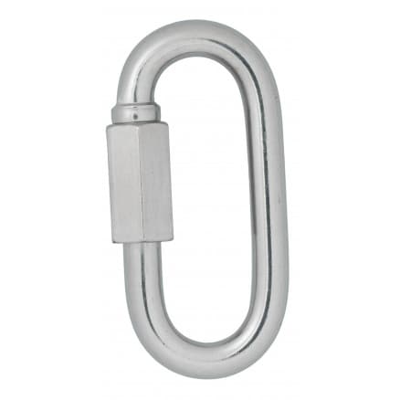 Infinity Hearts Karbinhake med Skruvlås Rostfritt Stål Silver 60x27,5mm - 3 st