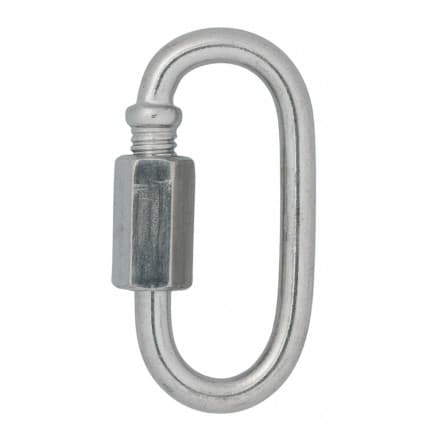 Infinity Hearts Karbinhake med Skruvlås Rostfritt Stål Silver 40x19,5mm - 3 st