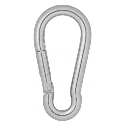 Infinity Hearts Karbinhake Rostfritt Stål Silver 90mm - 3 st