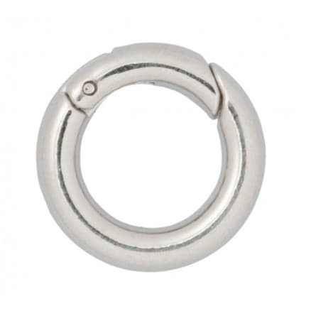 Infinity Hearts O-ring med Ã–ppning Mässing Silver Ø18mm - 5 st