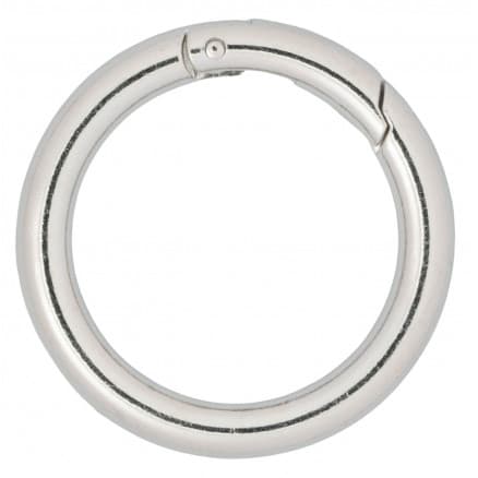Infinity Hearts O-ring med Öppning Mässing Silver Ø45mm - 5 st