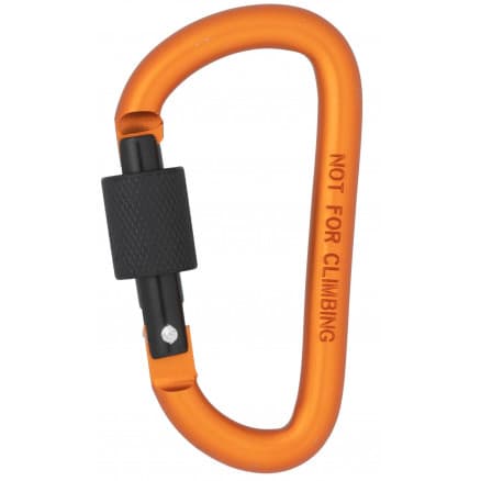Infinity Hearts Karbinhake med Lås Mässing Orange 80mm - 5 st